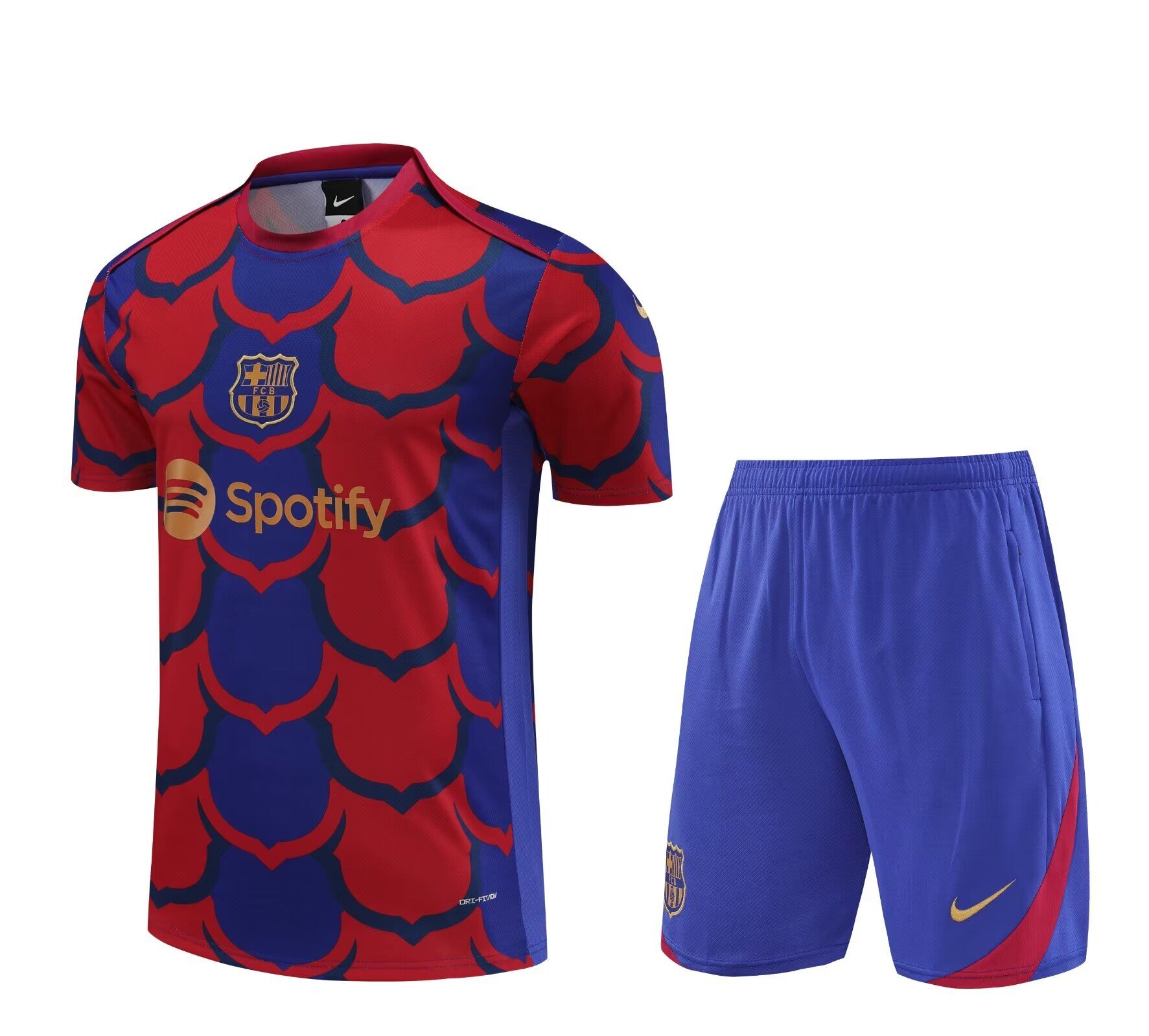 AAA Quality Barcelona 24/25 Red/Blue Training Kit Jerseys